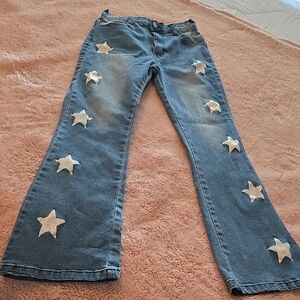 Blue Jeans with Star Accents